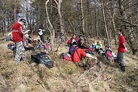 Ćwiczenia terenowe Bieszczady-Otryt-Połonina Wetlińska-Mała Rawka-kwiecien 2011